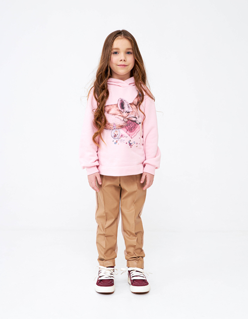 Брюки бежевые для девочки