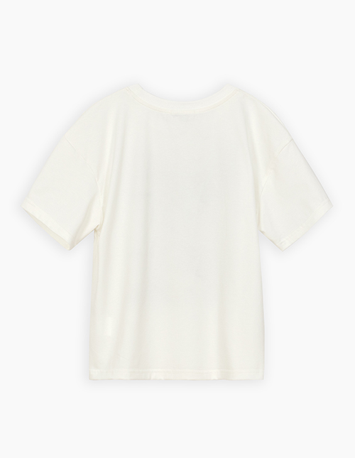 Футболка молочная для девочки