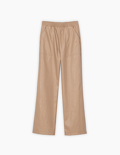 Брюки из эко-кожи для девочки