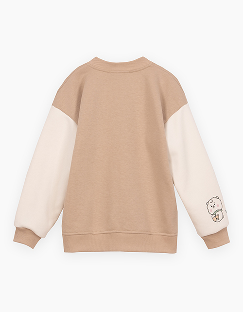 Бежевый бомбер для девочки Бежевый бомбер для девочки