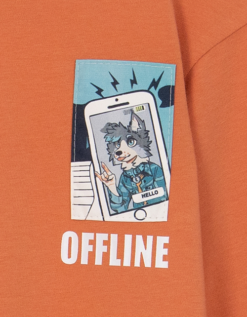 Яркий лонгслив для мальчика