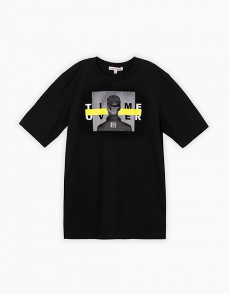 Чёрная футболка для мальчика