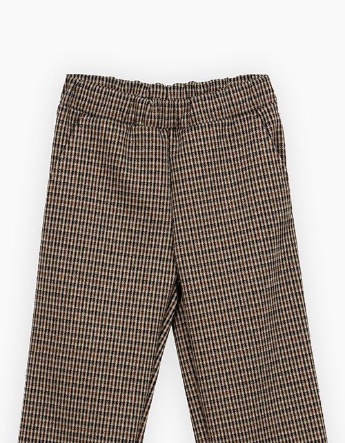 Брюки в клетку для девочки