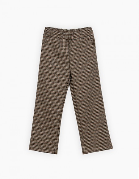 Брюки в клетку для девочки