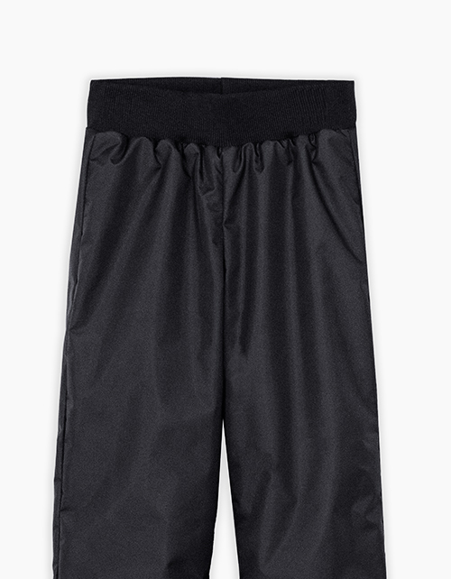 Чёрные брюки на флисе для мальчика