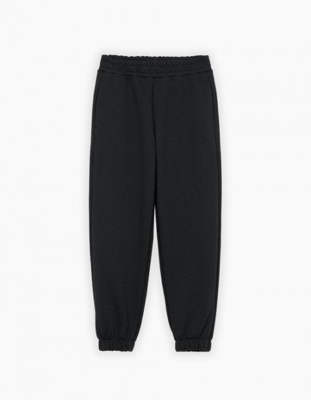 Чёрные брюки-джоггеры для мальчика