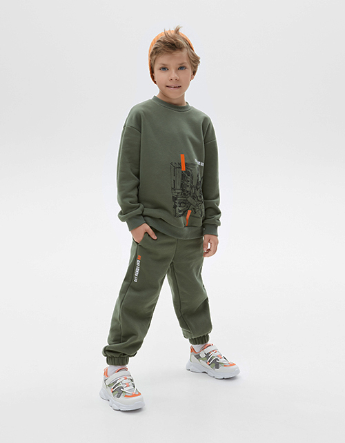 Брюки-джоггеры для мальчика Брюки-джоггеры для мальчика