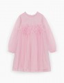 Нежное светло-розовое нарядное платье