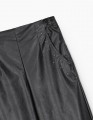 Чёрные брюки-кюлоты для девочки