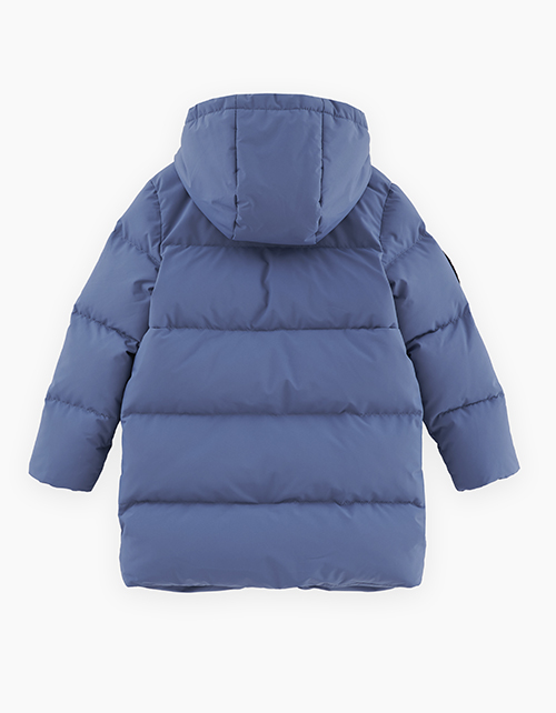 Зимняя куртка в оттенке денима для мальчика