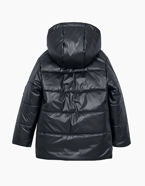 Зимняя чёрная куртка для мальчика