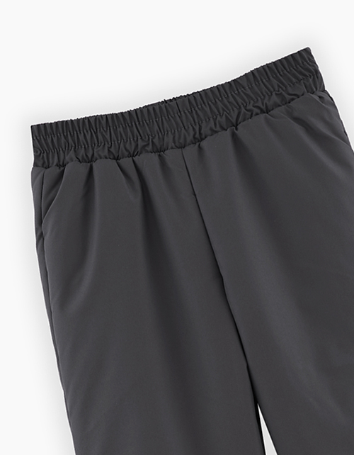 Утеплённые графитовые брюки для мальчика