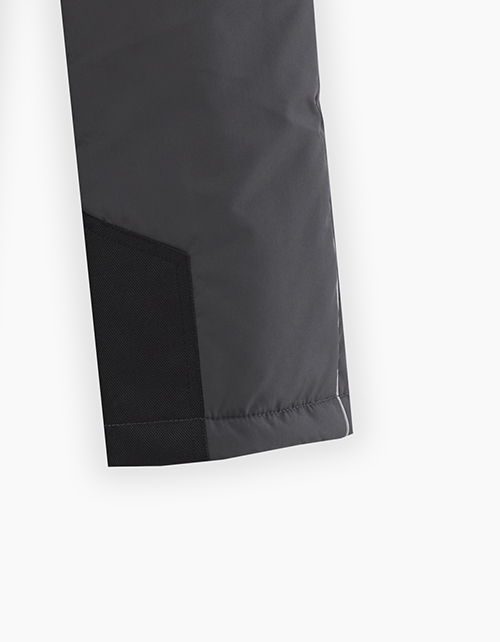 Утеплённые графитовые брюки для мальчика