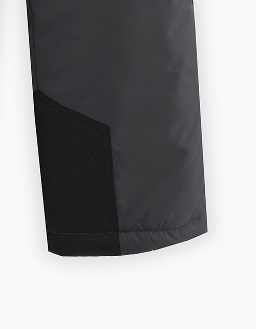 Графитовые брюки на синтепоне для мальчика