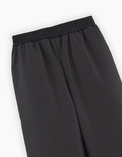 Чёрные брюки на синтепоне для мальчика