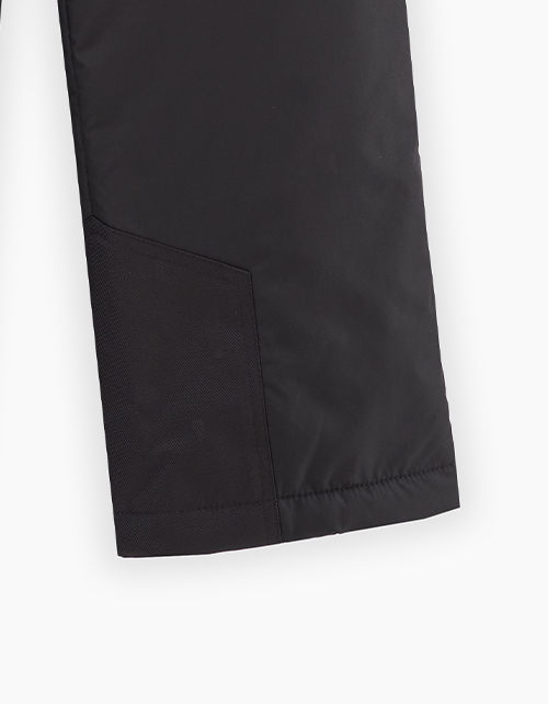 Чёрные брюки на синтепоне для мальчика