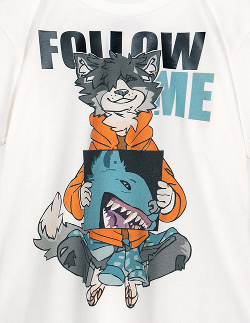 Футболка молочная для мальчика