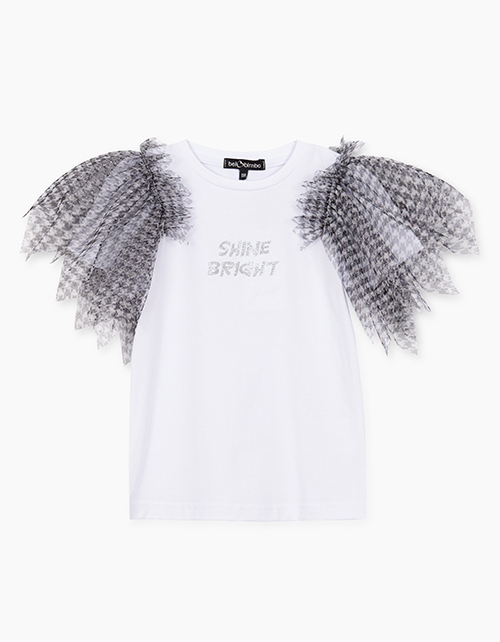 Блузка белая нарядная для девочки