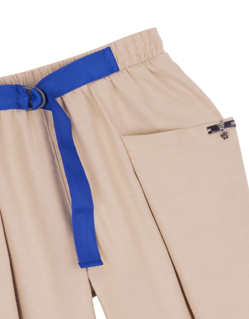 Бежевые брюки для девочки