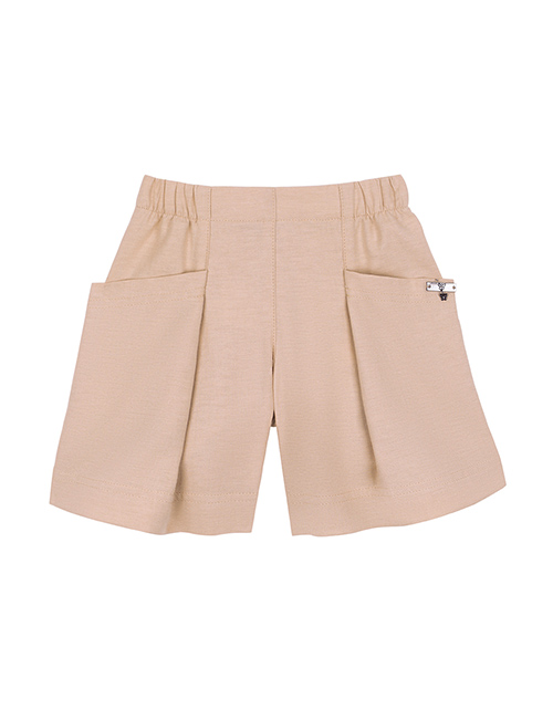 Бежевые шорты для девочки