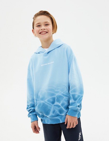 Худи небесно-голубого оттенка для мальчика