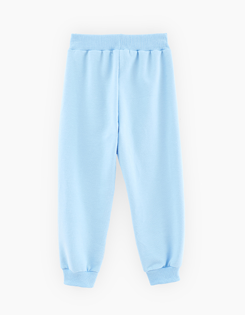 Светло-голубые брюки для девочки