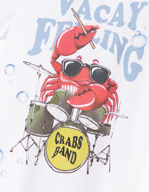 Белая футболка для мальчика