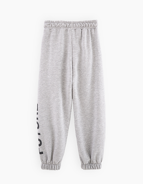 Брюки в оттенке серый меланж для мальчика