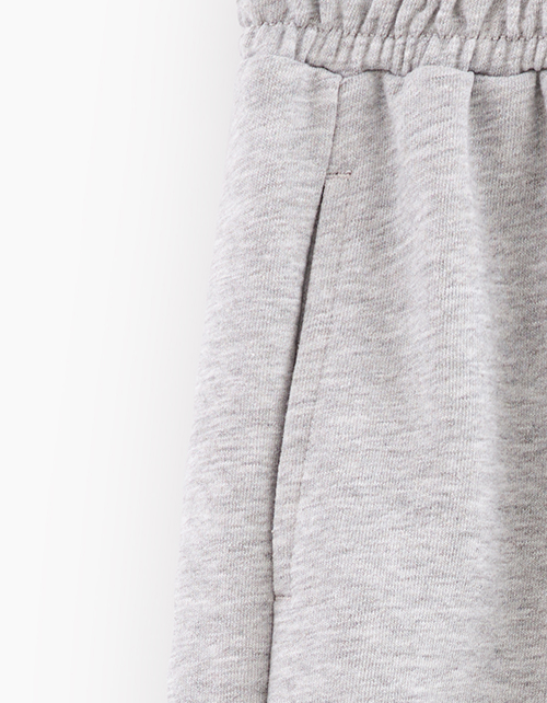 Брюки в оттенке серый меланж для мальчика