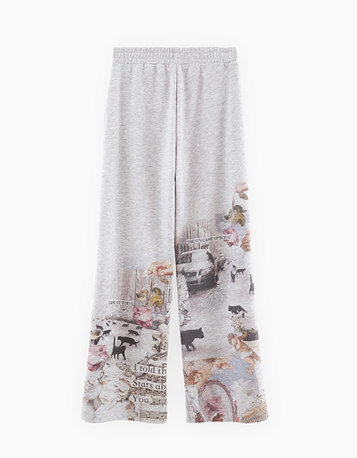 Серые брюки для девочки