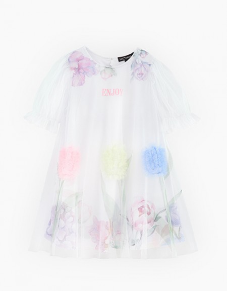 Цветочное платье для девочки Цветочное платье для девочки