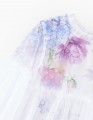 Воздушное платье с цветочным дизайнерским принтом