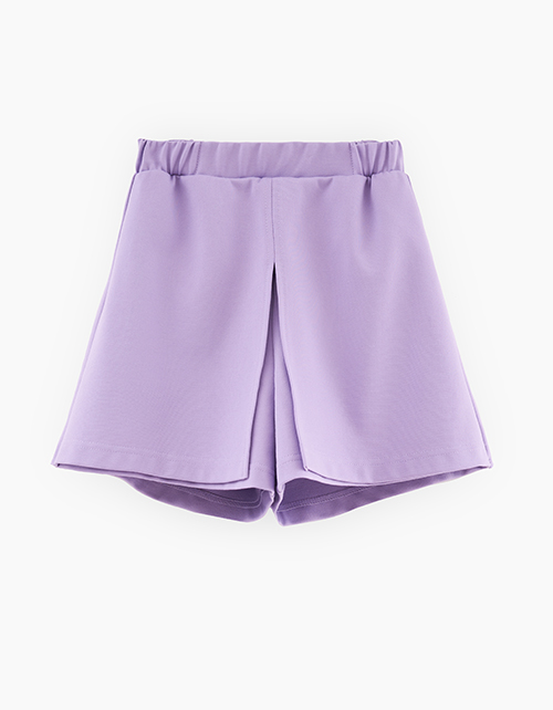 Юбка-шорты в трендовом оттенке цифровая лаванда Юбка-шорты в трендовом оттенке цифровая лаванда