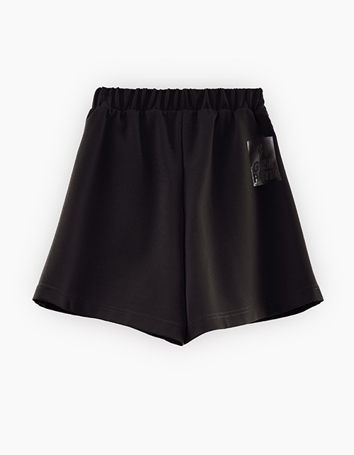 Чёрная юбка-шорты для девочки
