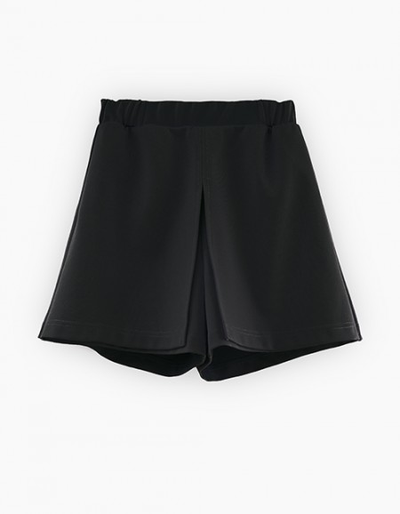 Чёрная юбка-шорты для девочки