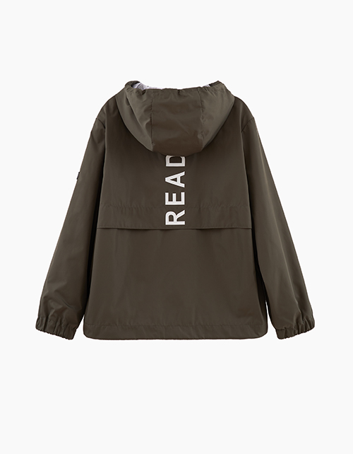 Ветровка оттенка хаки для мальчика