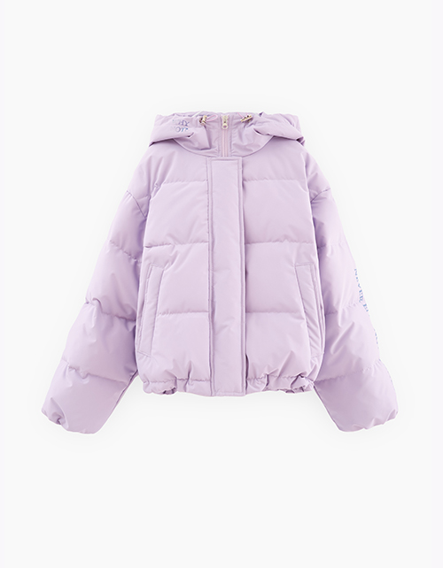 Лавандовая куртка-зефирка для девочки