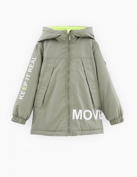 Весенняя куртка оттенка светлая олива для мальчика