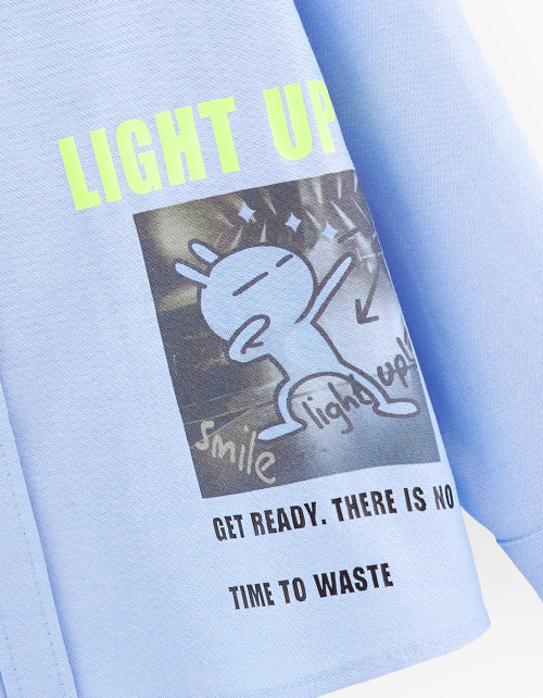 Светло-голубая рубашка для мальчика Светло-голубая рубашка для мальчика