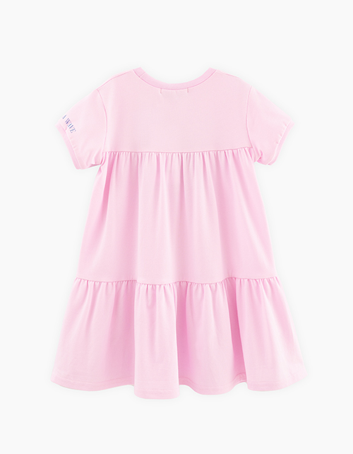 Платье с коротким рукавом для девочки Платье с коротким рукавом для девочки