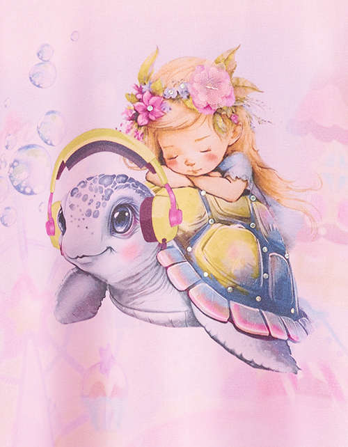 Платье с коротким рукавом для девочки Платье с коротким рукавом для девочки