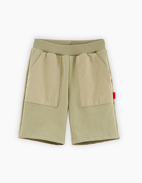Шорты оттенка светлая олива для мальчика