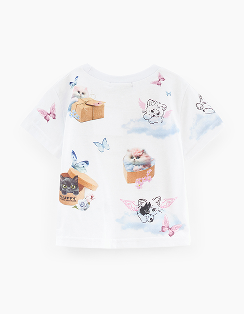 Белая футболка для девочки