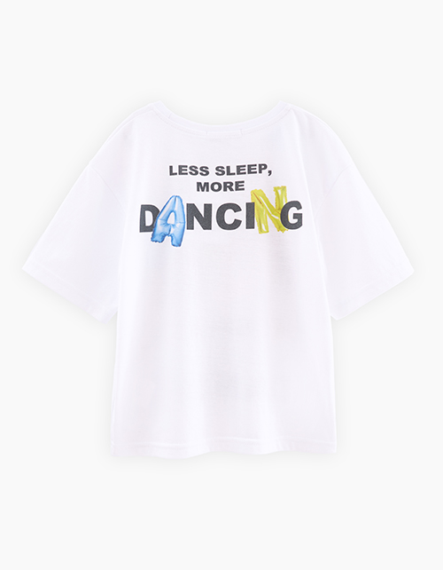 Белая футболка для девочки