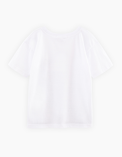 Белая футболка для мальчика