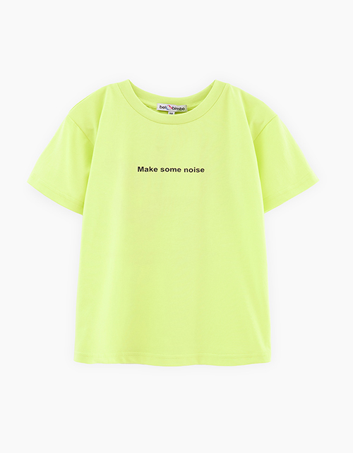 Футболка оттенка киберлайм для мальчика Футболка оттенка киберлайм для мальчика