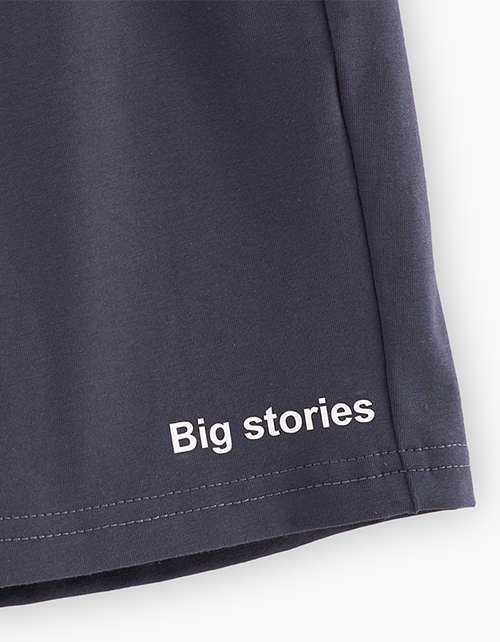 Шорты в оттенке графит для мальчика Шорты в оттенке графит для мальчика