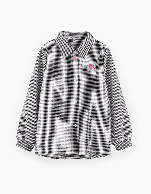 Рубашка в клетку для девочки Рубашка в клетку для девочки