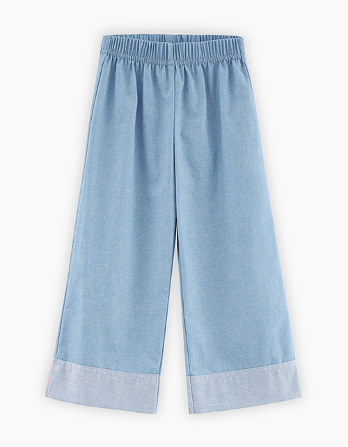 Широкие брюки для девочки