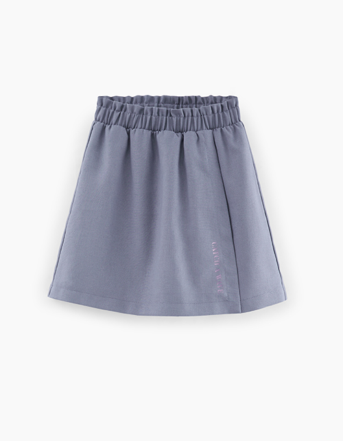 Юбка-шорты в оттенке деним